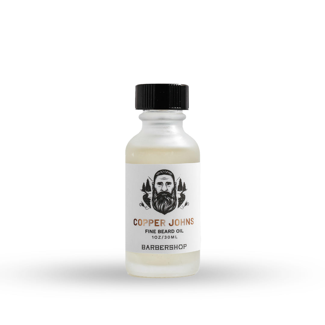 Barbershop Fine Beard Oil  Copper Johns Beard Company