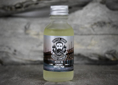 Copper Johns Beard Company Cherry Grove Pier Beard Oil. Cherry Grove Pier is located in Myrtle Beach. 